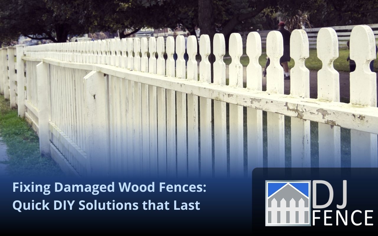 Assessing damaged wood fences before repair