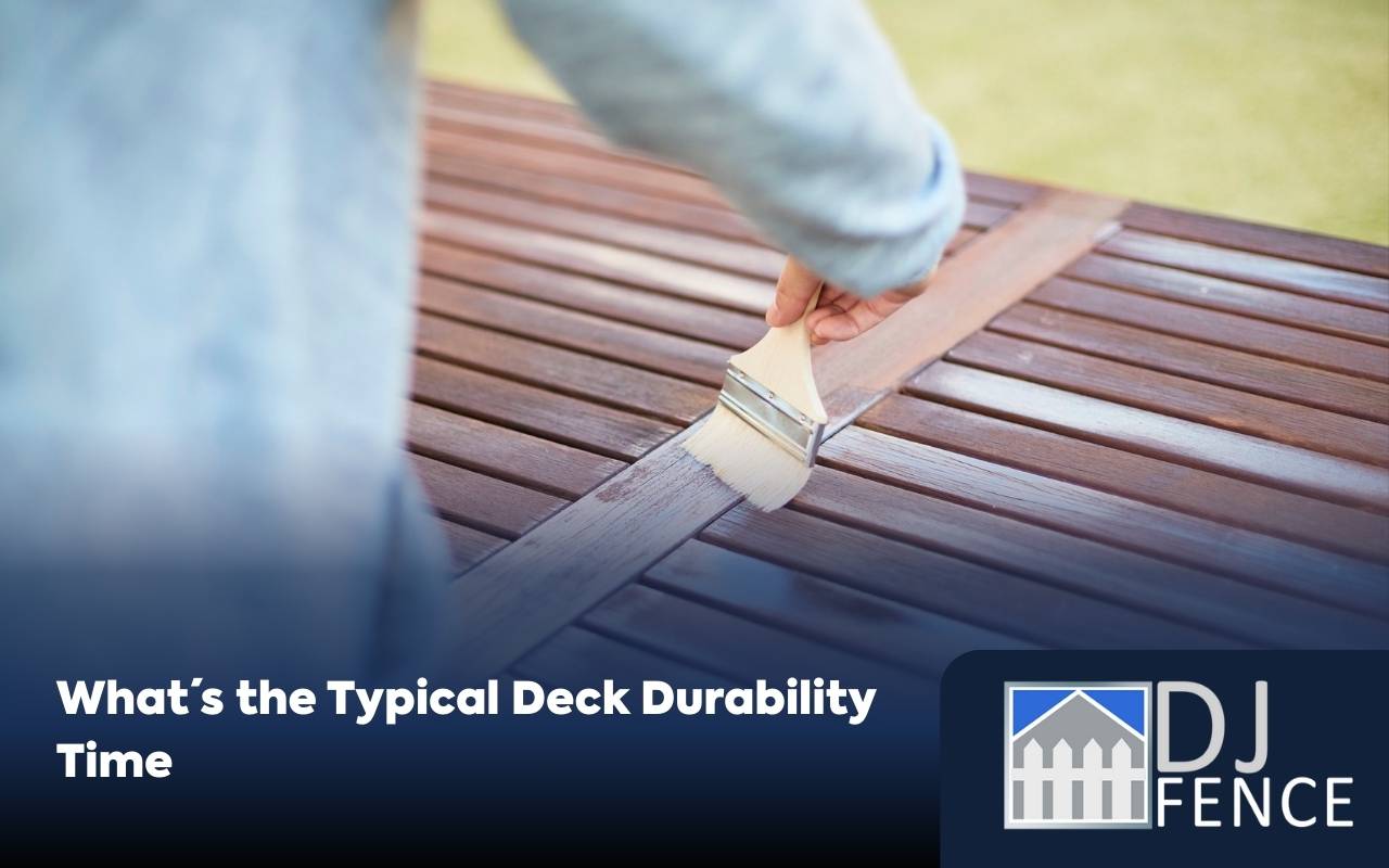Deck maintenance practices to extend typical deck durability time