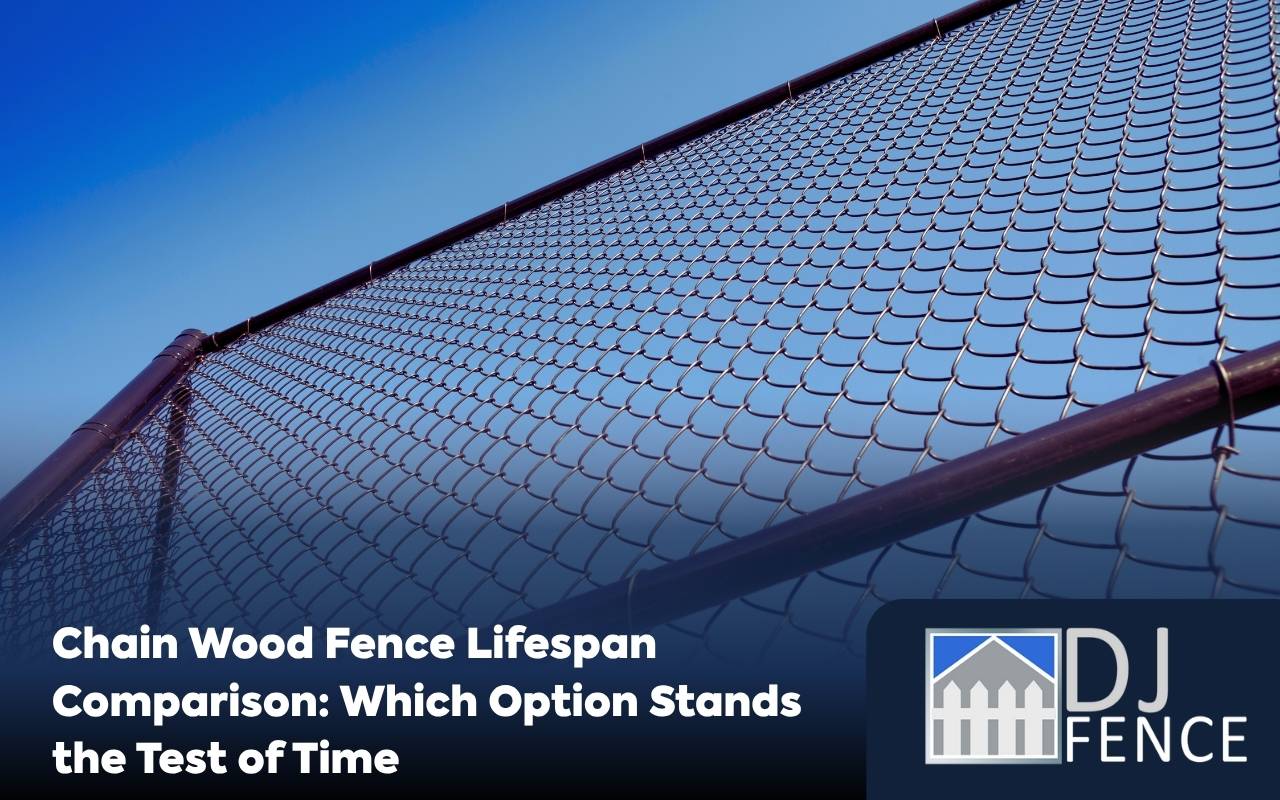 Lifespan comparison chain wood guide for durable fencing