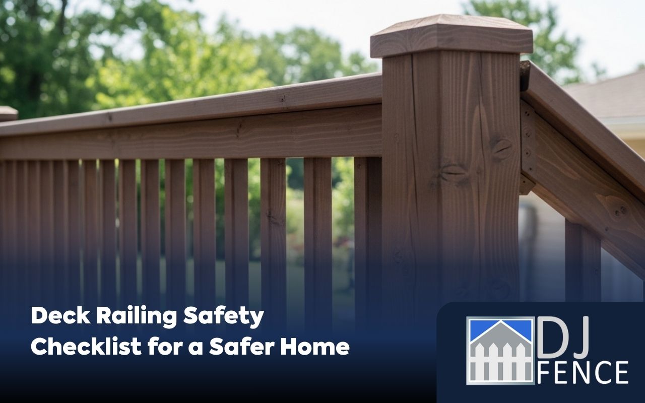 deck railing safety checklist for a safer home deck