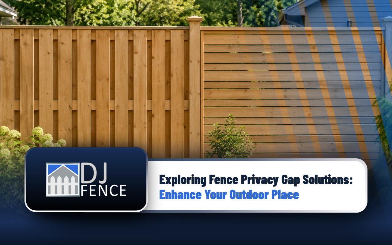 Fence privacy gap solutions creating a more private backyard