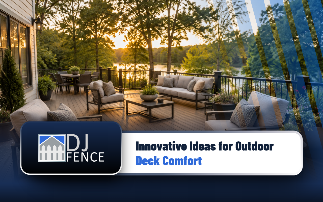 Outdoor deck comfort with flexible seating and an open layout